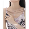 Star Sea Shiguang Star Series Earrings, original design for women, sweet and cool style, fashionable and versatile, high-end ear bone clip earrings details Picture